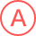 Aを表すアイコン